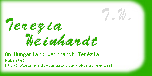 terezia weinhardt business card